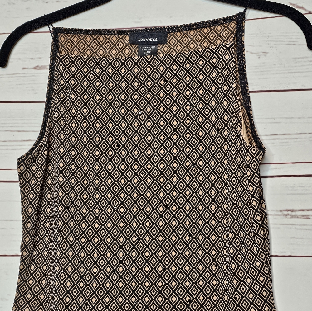 Express Geometric Pattern Tank Top - image 3